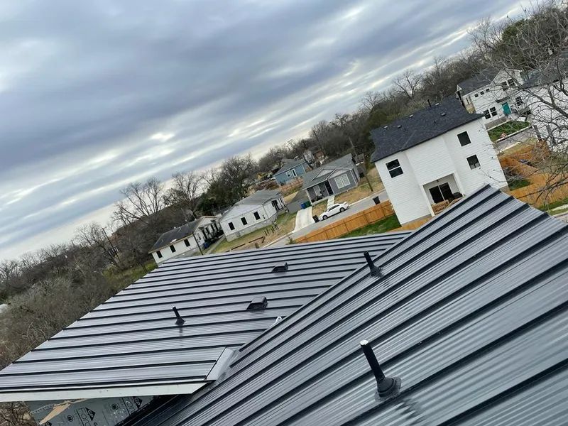 Standing seam metal roof panels with vents for Skylight Repair in Gadsden